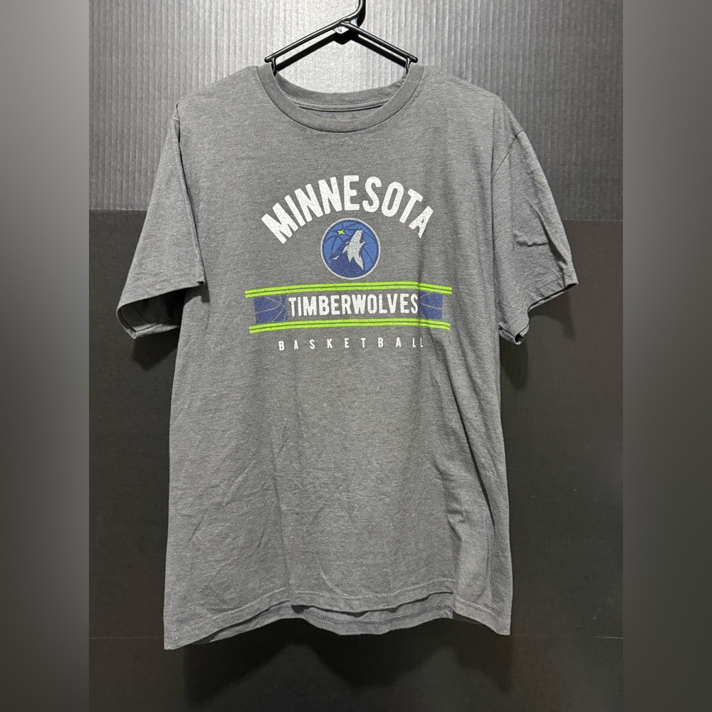🍥NBA MN Timberwolves Gray T-shirt